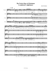 The 12 Days of Christmas - a conductor's nightmare - for SATB or ATBarB choir