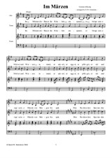 Im Maerzen der Bauer - alto tenor and piano