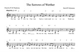 The sorrows of Werther for voice and guitar (chord names)