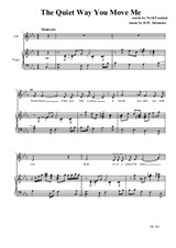 Songs of Solomons (Part 2) for alto or baritone and piano