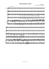 While Shepherds watched - in various melodies - version in B flat SATB