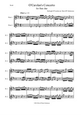 O'Carolan's Concerto for 2 flutes