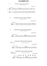 Christmas Carols for flute and guitar No.4 Rupert the Chocolate Angel