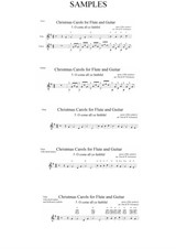 Christmas Carols for flute and guitar No.5 O come all ye faithful (Adeste Fideles)
