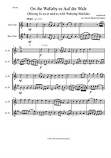 On the Wallaby (or Auf der Walz) for alto and bass flutes