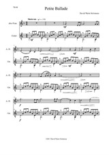 Petite Ballade for alto flute and guitar