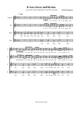 It was a lover and his lass (a modern madrigal) for SATB choir