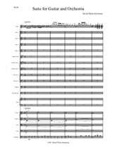 Guitar and Orchestra Suite Complete (Score only)