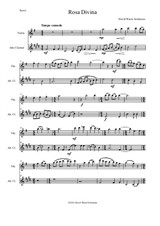 Rosa Divina for violin and alto clarinet