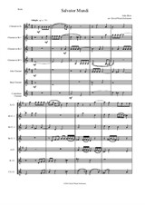 Salvator Mundi for clarinet choir