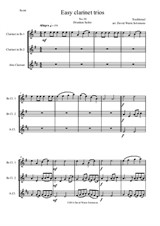What shall we do with the drunken sailor for clarinet trio (2 B flats and 1 Alto)
