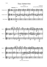 The Oak and the Ash (A North country maid) for clarinet trio (2 B flats and 1 Alto)