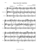 The Oak and the Ash (A North country maid) for wind trio (oboe, clarinet, bassoon)