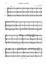 Gaudete Variations for flute trio