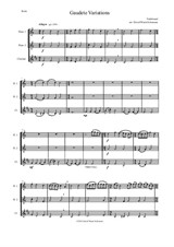 Gaudete Variations for 2 flutes and clarinet