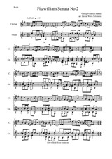 Fitzwilliam Sonata No.2 for clarinet and guitar