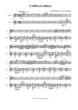 Cotillion (Cotillon) for clarinet and guitar