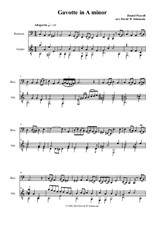 Gavotte in A minor for bassoon and guitar
