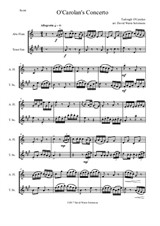 O'Carolan's Concerto for alto flute and tenor saxophone
