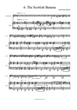 Folk Song Snapshots No.6 'The Scottish Banana' for alto clarinet and piano