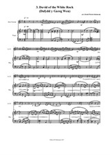 Folk Song Snapshots No.3 'David of the White Rock' for alto clarinet and piano