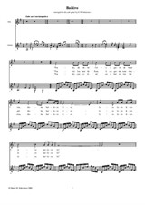 3 songs of the Auvergne arranged for alto and guitar