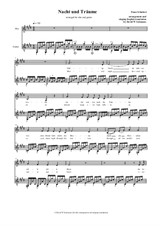 Nacht und Träume - for alto and guitar