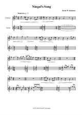Ningal's Song - for clarinet and guitar