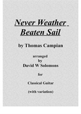 Never weather beaten sail – guitar solo