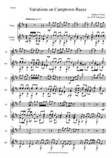 Variations on Camptown Races for flute and guitar