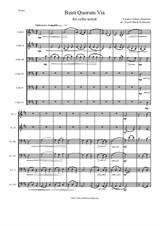Beati Quorum Via for cello sextet