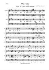 Our Father for SATB (1662 BCP version)