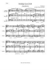 Eriskay love lilt (Vair Mio) for recorder trio