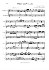 O'Carolan's Concerto for clarinet and alto clarinet