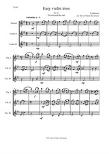 The Oak and the Ash (A North country maid) for violin trio