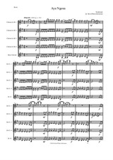 Aya Ngena for clarinet quintet (4 B flats and 1 Bass)