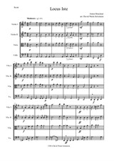 Locus Iste for string quartet