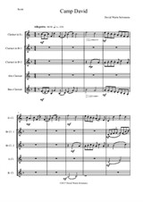 Camp David for clarinet quintet (lower version)