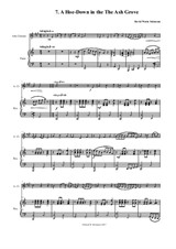 Folk Song Snapshots No.7 'A hoe down in the Ash Grove' for alto clarinet and piano