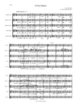 O Vos Omnes arranged for clarinet quintet (1 E flat, 2 B flats, 1 alto and 1 bass)