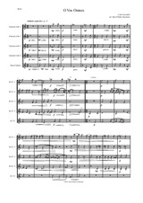 O Vos Omnes arranged for clarinet quintet (4 B flats and 1 bass)
