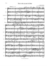 This is the record of John for wind quintet