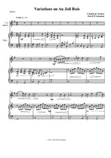 Variations on au Joli Bois for cor anglais and harp