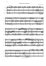 Freilach for alto, tenor and baritone saxophones