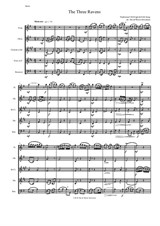 Variations on The Three Ravens for wind quintet