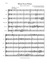 Missa Tu Es Petrus (Mass on 'Thou art Peter') arranged for wind sextet (wind quintet with cor anglais)