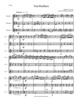 Una panthera in compagnia de Marte (A Panther in company of Mars) arranged for 3 clarinets