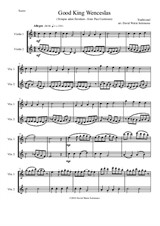 Variations on Good King Wenceslas (Tempus adest floridum) for violin duo