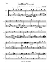 Variations on Good King Wenceslas (Tempus adest floridum) for viola and cello