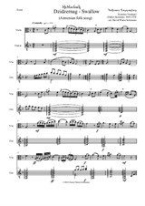 Swallow (Dzidzernag) arranged for viola and guitar